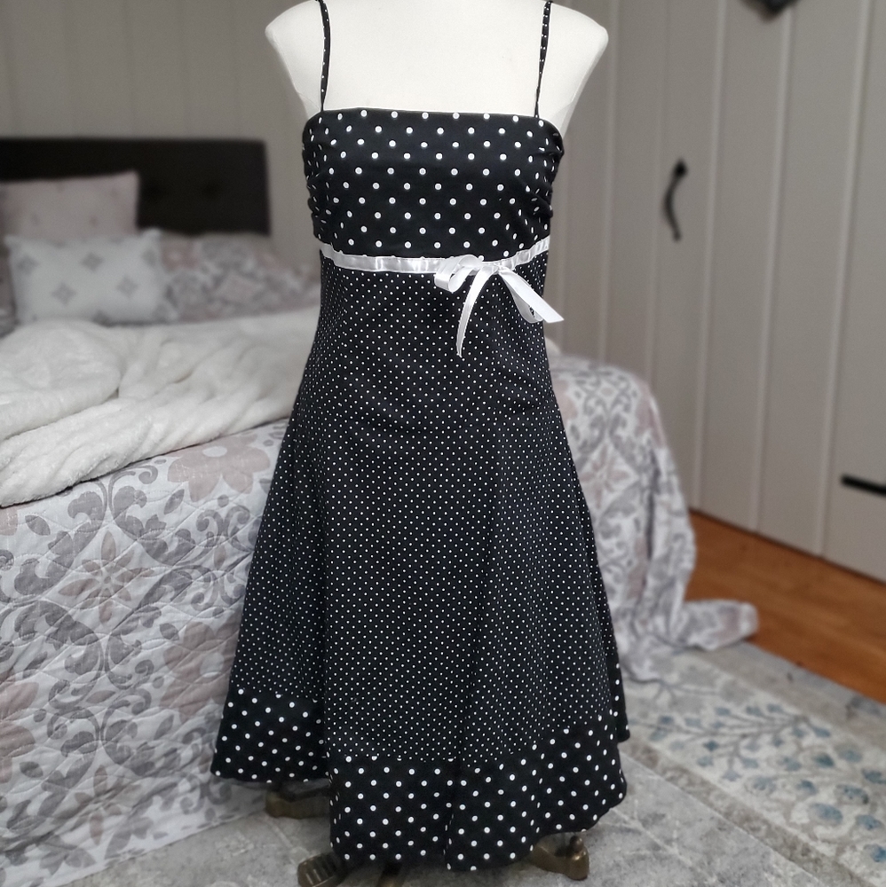 Polkadot swing dress
